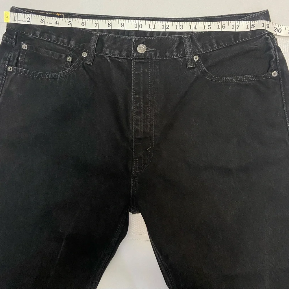 LEVI’S 505 Black Mens Bootcut Jeans EUC Size 40 x 29